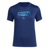adidas Womens Short Sleeve Pre-Game T-Shirt Team Navy Blue/Vancouver Whitecaps X-Large