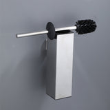 Stainless Steel Floor Toilet Brush Toilet Cleaning Brush Suit