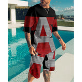 Short Sleeve Foreign Trade Men Leisure Set Suit
