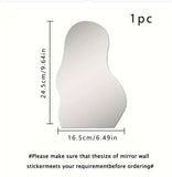 Cloud-shaped Mirror Acrylic Wall Background Decoration
