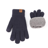Gloves Outdoor Riding Wind-proof And Cold Protection Fleece-lined Thickened