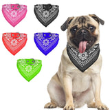 Adjustable Bandana Leather Pet Collar