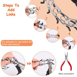 Adjustable Dog Choke Collar Training Chain
