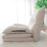 Adjustable Fabric Folding Chaise Lounge Sofa Floor Couch and Sofa