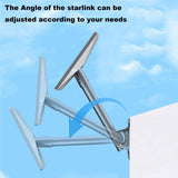 Adjustable Roof Wall Mount Kit V4 for Starlink Gen3