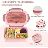 Adult Leak Proof Lunch Box with Tableware