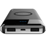 Aduro PowerUp Wireless Charging 10,000mAh Dual-USB Backup Battery
