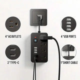 Advanced 10-in-1 Multi-Plug Power Strip