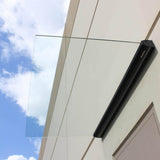 Advaning GA Series Clear Construction-Grade Tempered Glass Awning With Single Clamp (DA5535-DA6339) (SAK92613)