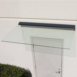 Advaning GA Series Clear Construction-Grade Tempered Glass Awning With Single Clamp (DA5535-DA6339) (SAK92613)