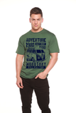 Adventure 1981 Men's Bamboo Viscose/Organic Cotton Short Sleeve Graphic T-Shirt