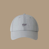 Summer Women's Fine-check Embroidered Nice Letter Style Fashionable And Simple Baseball Cap, Suitable For Daily Commuting And School Wear, Versatile Soft-brimmed Hat