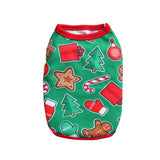 Christmas Limited Edition Cat And Dog Clothing Vest For Small Pete Short Style Non Shedding