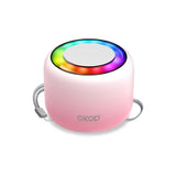 KP-826 Portable Mini Bluetooth Speaker Compact Outdoor Ready With Lanyard Ambient Light And Card Slot Factory Direct