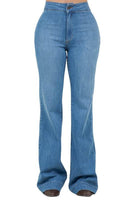 Harley Wide Leg Med Blue- Inseam 34