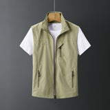 Men's Outdoor Casual Rabbit Fur Vest Waistcoat Coat