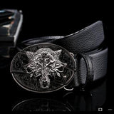 Smooth Buckle For Self-defense Trendy Punk-style Belt Buckle With A Distinctive Look