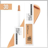 Maybelline New York Super Stay 30H Concealer - Long-Lasting, High Coverage, Vegan Makeup for Flawless Finish