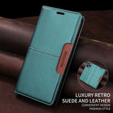 Anti-theft Card-Slotted Business Leather Case Light Luxury Skin-Feel Phone Case