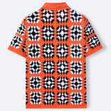 Knitted European And American-style Casual Short-sleeve Resort Wear