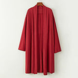 Men's Mandarin-collar Mid-length Trench Coat