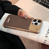 Diamond-Pattern Creative Frameless Magnetic Aromatherapy Phone Case