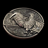 Smooth Buckle For Self-defense Trendy Punk-style Belt Buckle With A Distinctive Look