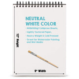 AGPtEk 12 inches 35 Sheets Watercolor Paper Pad