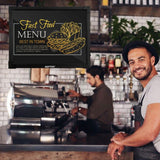 AGPtek 24"×16" LED Message Board Illuminated Erasable with Remote Control