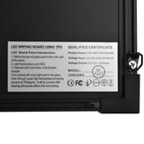 AGPtek 24"×16" LED Message Board Illuminated Erasable with Remote Control