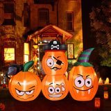 AGPTEK 4.9 Ft. Halloween Pumpkin Outdoor Decoration