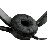 AGPtEK Call Center Hands-Free Noise Cancelling Corded Monaural Headset with Mic Mircrophone