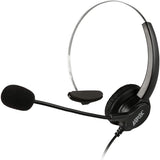 AGPtEK Call Center Hands-Free Noise Cancelling Corded Monaural Headset with Mic Mircrophone