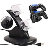 AGPtek Dual USB Charger Charging Docking Station for PS4