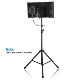 AGPtEK Microphone Stand Wind Screen Bracket with Adjustable Non-slip Tripod Base