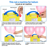 AGPtEK Portable Electric Air Balloon Pump