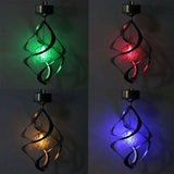 AGPtEK Solar Power LED Color Changing Wind Chime For Outdoor Garden Courtyard