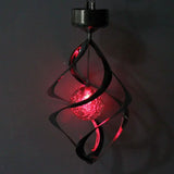 AGPtEK Solar Power LED Color Changing Wind Chime For Outdoor Garden Courtyard