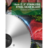 Aicok Meat Slicer with 7.5" Removable Stainless Steel Blade