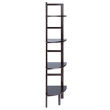 Aiden Corner Bakers Rack in Coffee Finish