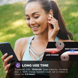 Airbuds Wireless Bluetooth Earphones with Charging Case and Bonus Qi Charging Mat