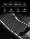 Alcantara Central Control Panel Sticker for Tesla Model 3 (17-20)
