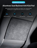 Alcantara Seat Back Protector for Model 3 Highland/Y Juniper | 2-Pack | Premium Comfort