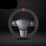 Alcantara Steering Wheel Cover for Tesla Model S / Model X