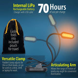 All in One Rechargeable Book Light Kit