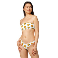 Mango Recycled bandeau bikini