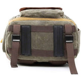 Allacki Waterproof Shock-Resistant Canvas Camera Bag Retro Style Travel Backpack