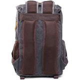 Allacki Waterproof Shock-Resistant Canvas Camera Bag Retro Style Travel Backpack