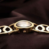 Alloy Band Rhinestone Women Watch Japan Quartz Movement