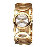 Alloy Band Rhinestone Women Watch Japan Quartz Movement